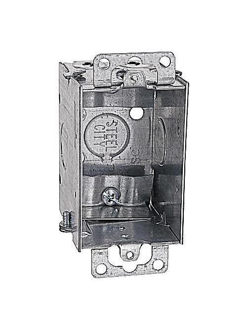 Steel City LXWOW-25 2-1/2 Deep Gangable Steel Switch Box with Ears and Clamp Steel City LXWOW-25 2-1/2 Deep Gangable Steel Switch Box with Ears and Clamp