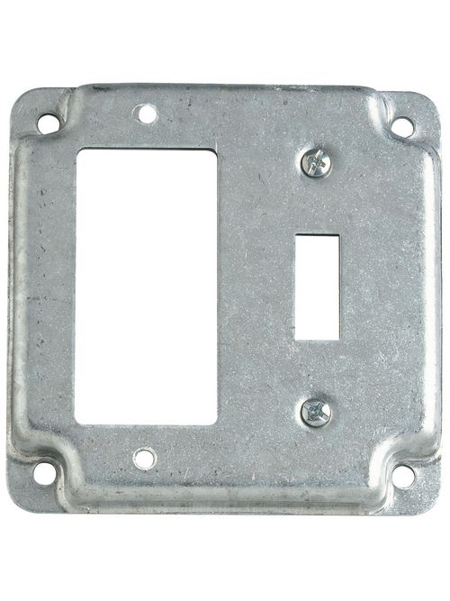 Steel City RS-18-CC 4 Inch Square Steel Cover for 1 Ground Fault and 1 ...