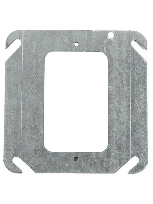 Steel City 52C0 4" Steel Square Box Device Cover, Flat Steel City 52C0 4" Steel Square Box Device Cover, Flat