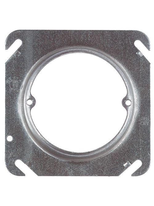 Steel City 52C3-25 4 Inch Side 5/8 Inch Steel Raised Square Box Cover Steel City 52C3-25 4 Inch Side 5/8 Inch Steel Raised Square Box Cover