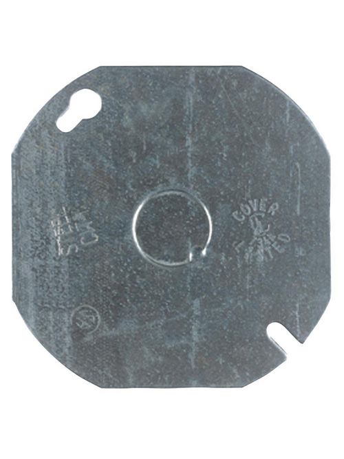 Steel City 54-C-6 4 Inch Steel Octagon Flat Box Cover with 1/2 Inch Knockout Steel City 54-C-6 4 Inch Steel Octagon Flat Box Cover with 1/2 Inch Knockout