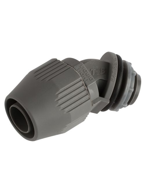 Steel City LT-541 1/2 Inch 45 Degree Non-Metallic Liquidtight Fitting Steel City LT-541 1/2 Inch 45 Degree Non-Metallic Liquidtight Fitting