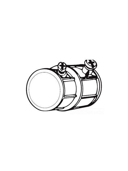 Product image for Steel City TX-222 3/4 Inch Flex to 3/4 Inch EMT Die-Cast Set Screw Combination Coupling Combination