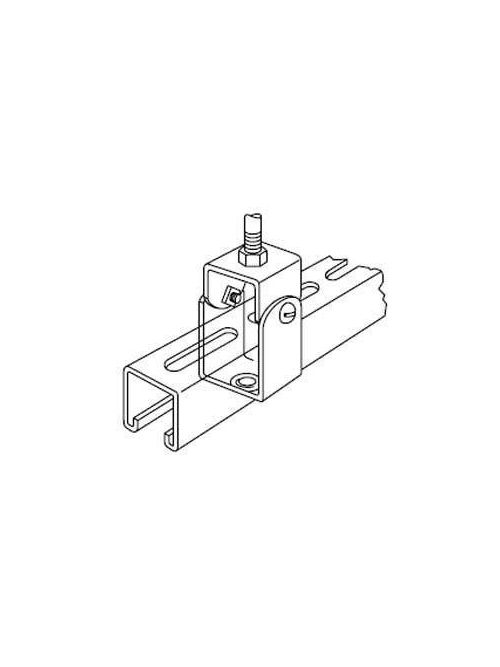 Product image for Kindorf G-962-1 1/4 Inch 16 Gauge Galv Krom Steel Channel Hanger