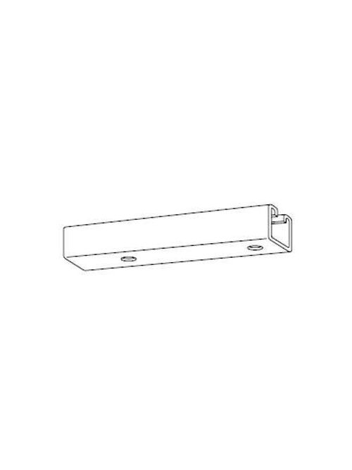 Product image for Kindorf G-975-10 10 Foot x 1-1/2 Inch x 1-1/2 Inch 12 Gauge Galv Krom Carbon Steel Single Fixture Hanging Channel