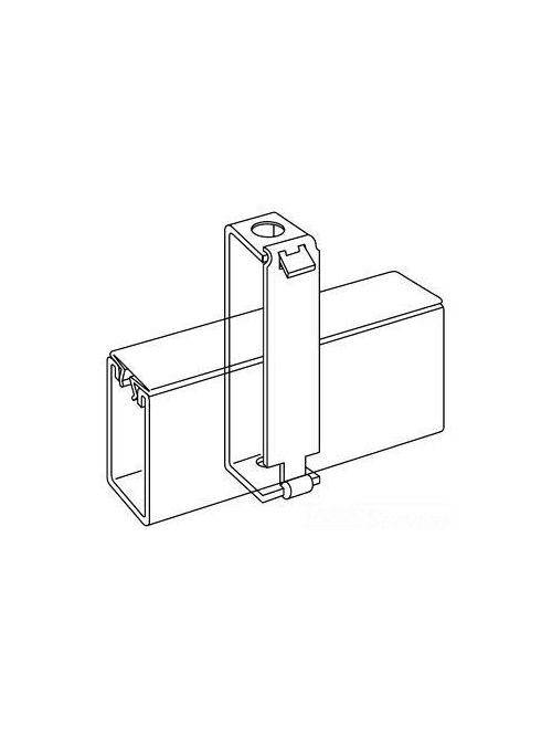 Product image for Kindorf G-1012 1-1/2 x 3-1/8 Inch 500 lb 14 Gauge Galv Krom Steel Hinged Lay-In Channel Hanger