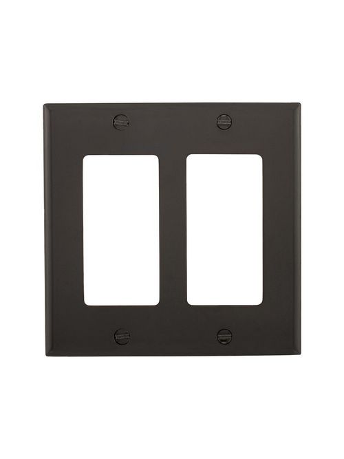 Product image for EWD 5152BK Wallplate 2G Decorator N