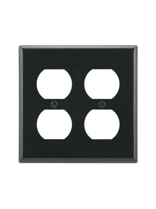 Product image for CWD 5150BK 2G DPLX RCPT PLATE