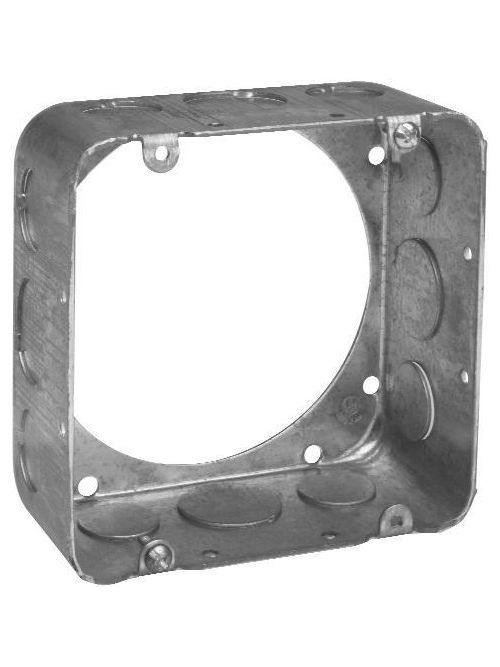 Crouse-Hinds Series TP564 4-11/16 x 4-11/16 x 2-1/8 Inch Steel Square Cover Extension Ring Crouse-Hinds Series TP564 4-11/16 x 4-11/16 x 2-1/8 Inch Steel Square Cover Extension Ring