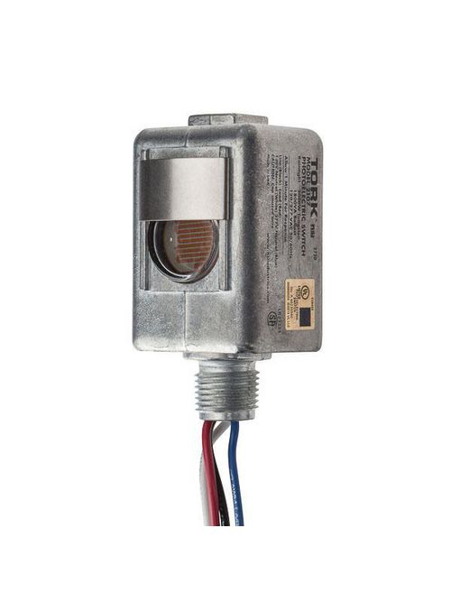 Tork 2107 120/277 VAC 2000 W Tungsten SPST Thermal Lighting Photocontrol Tork 2107 120/277 VAC 2000 W Tungsten SPST Thermal Lighting Photocontrol