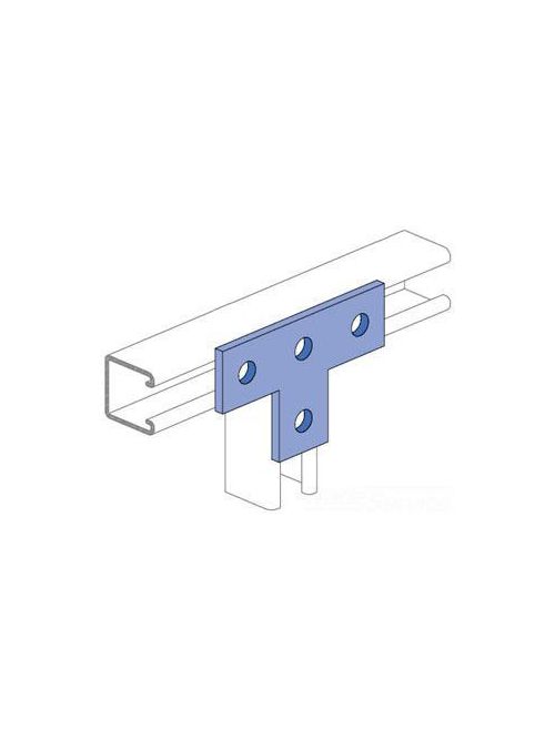 Product image for Unistrut P1031 HG 4-Hole Flat Plate Fitting
