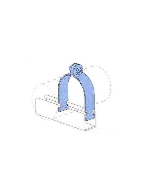 Product image for Unistrut P1429 EG 1-1/4 Inch Electrogalvanized Steel Thin Wall EMT Pipe Clamp