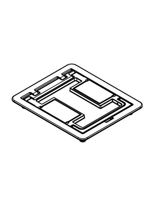 WM FPCTCBZ FLOORPORT FLANGED CUTOUT WM FPCTCBZ FLOORPORT FLANGED CUTOUT