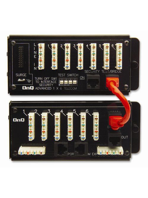 Product image for Pass & Seymour 363484-02 6.42 x 1.5 x 2.9 Inch Black 18 Gauge CRS RJ45 Male Basic Telecom Module