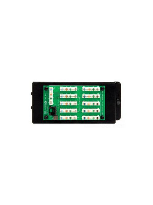 Product image for On-Q TM7554 4-Line 10-Port Black Punchdown Telecom Module