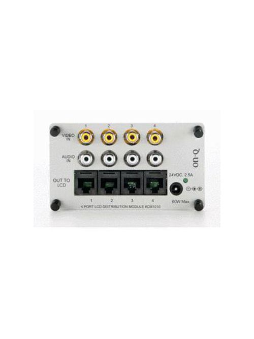 Product image for On-Q CM1010 2.5 Amp 24 VDC Gray 4-Port Camera LCD Distribution Module
