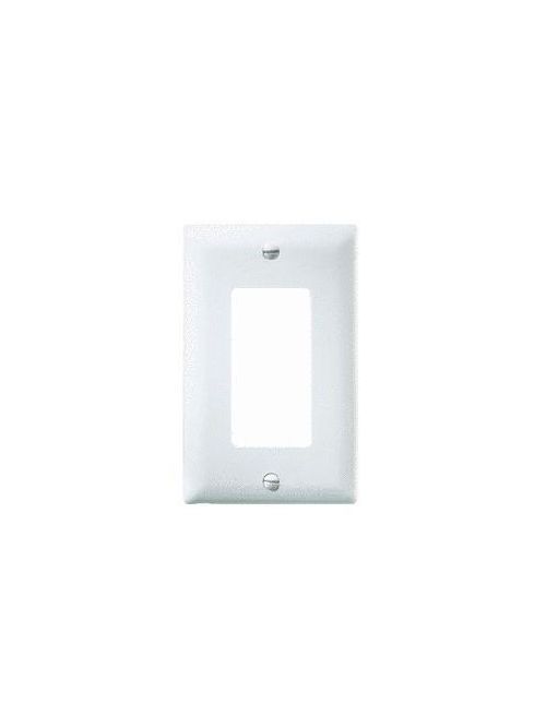 Product image for Pass & Seymour WP1205-WH 1-Gang 1-Decorator White High Impact Flame Retardant Plastic Wall Plate