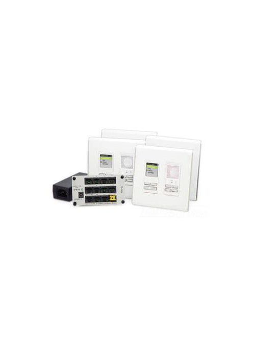 Product image for On-Q IC5400-WH 4-Location 4-Pair 24 AWG Solid Category 5 White Selective Call Intercom Kit