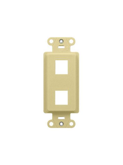On-Q WP3412-IV 1.65 x 0.28 x 4.19 Inch 2-Port Ivory Plastic Wall Box Mounting Non-Flexible Outlet Strap On-Q WP3412-IV 1.65 x 0.28 x 4.19 Inch 2-Port Ivory Plastic Wall Box Mounting Non-Flexible Outlet Strap