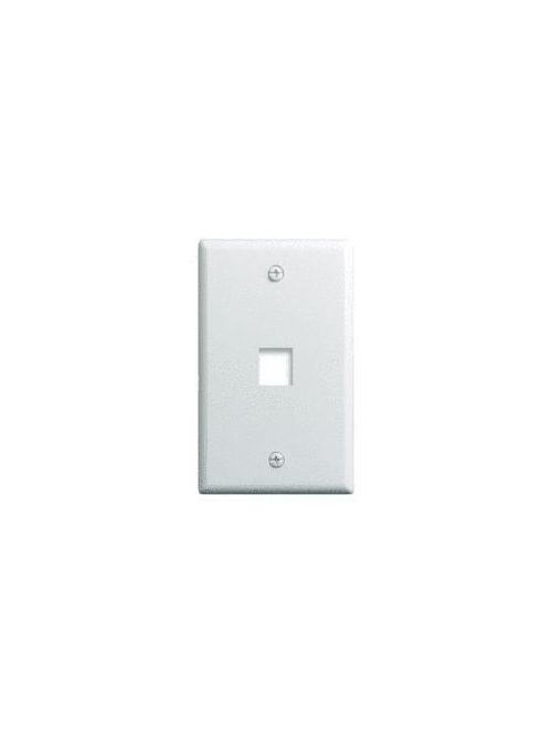 P&S WP3401-WH-10 10PK 1 GANG WALLPLATE 1-PORT WHITE (PRICED PER PACKOF 10) QTY 1 GETS A PACK OF 10 P&S WP3401-WH-10 10PK 1 GANG WALLPLATE 1-PORT WHITE (PRICED PER PACKOF 10) QTY 1 GETS A PACK OF 10