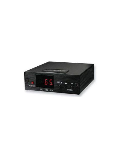 Product image for On-Q F1001 110 VAC Black Coaxial 1-Channel Modulator