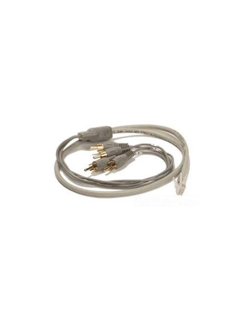 Product image for On-Q F2221 Category 5 RJ45 to 4-RCA Audio Camera Cable