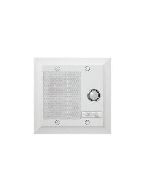 Product image for On-Q F7596-WH Category 5 White Weather Resistant Broadcast Intercom Door Unit