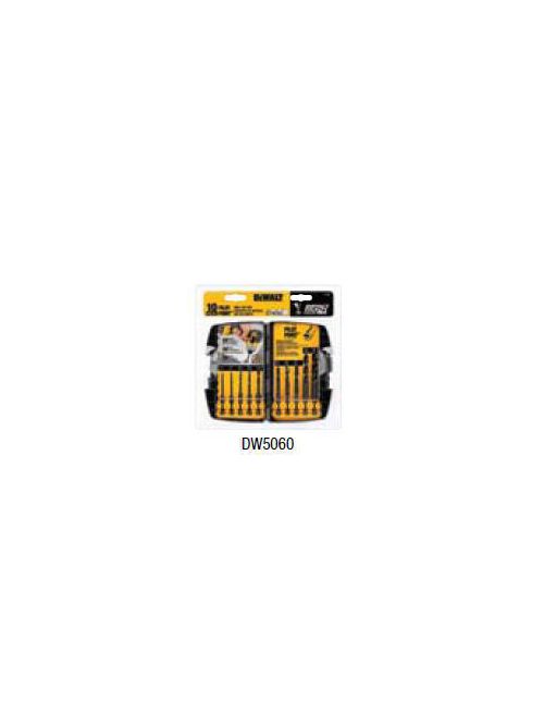 Product image for DEWALT DD5060 10-Piece Impact Ready Drill Bit Set