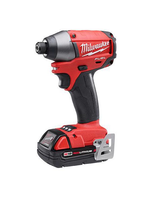 Product image for Milwaukee 2653-22CT M18 FUEL™ 1/4" Hex Impact Driver Kit - CP Batteries