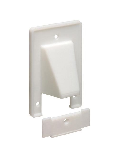 Arlington CER1 1-Gang White Existing Cable Entrance Plate Arlington CER1 1-Gang White Existing Cable Entrance Plate