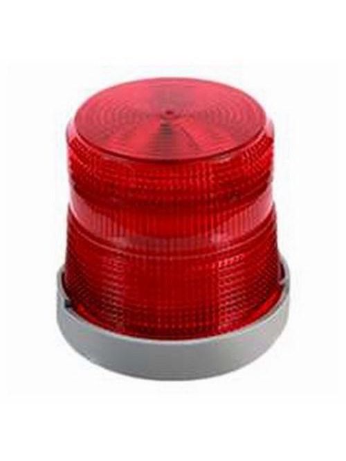 Edwards Signaling 48XBRMR120A 120 VAC 0.108 Amp Red Polycarbonate Flashing or Steady-On LED Multi-Mode Beacon Edwards Signaling 48XBRMR120A 120 VAC 0.108 Amp Red Polycarbonate Flashing or Steady-On LED Multi-Mode Beacon