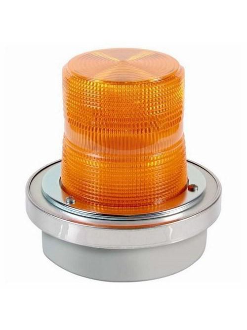 Edwards Signaling 50AN540WH 120 VAC Amber Polycarbonate Flashing