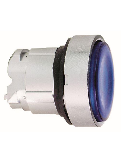 Product image for Square D ZB4BW363 22 mm Blue Round Flush Momentary Illuminated Push Button Operator
