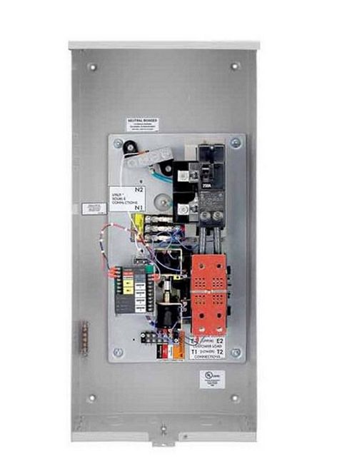 Product image for Siemens SE200RD 120/240 VAC 200 Amp 1-Phase 10 kA 2-Pole Aluminum Open Transition Transfer Switch
