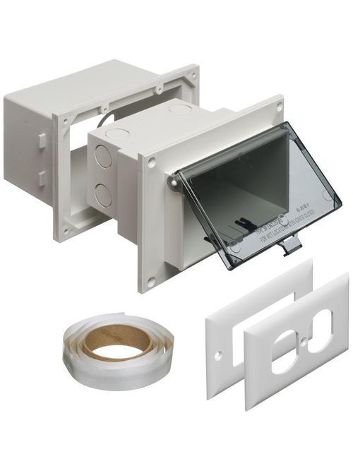 Arlington DVB1C In-Box Vertical Clear Weatherproof Box Kit Arlington DVB1C In-Box Vertical Clear Weatherproof Box Kit