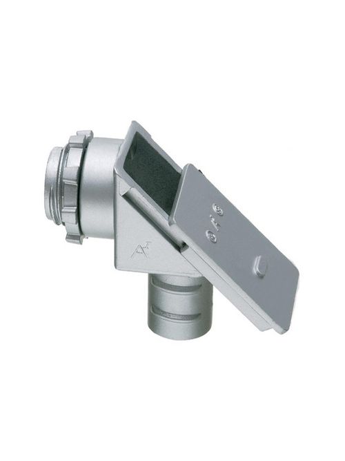 Arlington GF850 1/2 Inch 90 Degrees Flexible Connector with Sliding Cover Arlington GF850 1/2 Inch 90 Degrees Flexible Connector with Sliding Cover