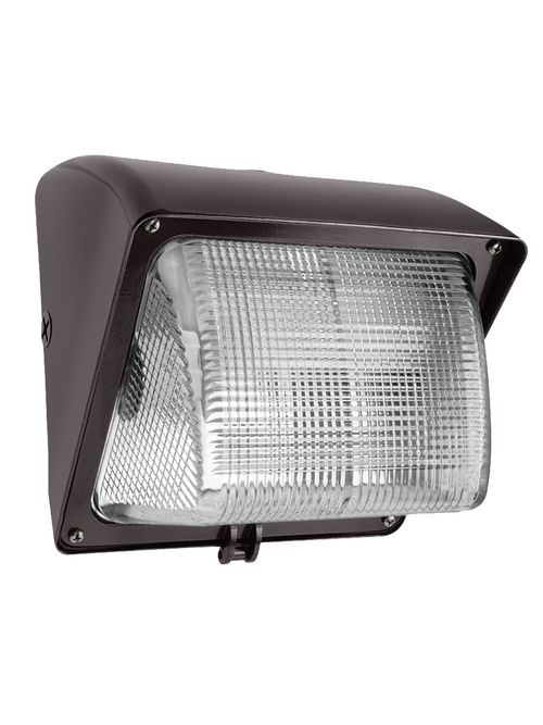Product image for RAB WP1GH50 50 W 120 Volt 8-1/2 x 7-1/2 x 8-5/8 Inch Bronze HID Wall Pack