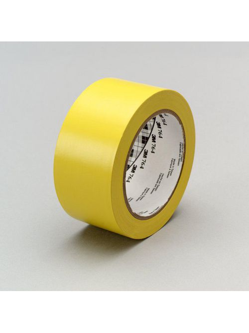 3M 764-2X36-YLW 25 Roll/Case 2 Inch x 36 Yard Yellow General Purpose Vinyl Tape 3M 764-2X36-YLW 25 Roll/Case 2 Inch x 36 Yard Yellow General Purpose Vinyl Tape