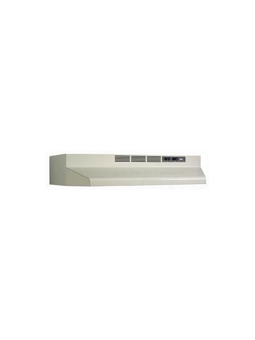 Product image for Broan 413002 120 Volt 30 Inch Biscuit Stainless Steel Non-Ducted Range Hood