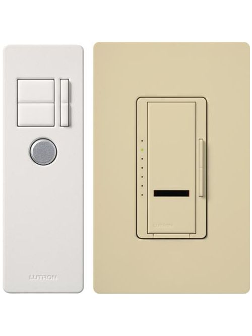 Product image for Lutron Electronics MIR-603THW-IV 600 W 120 Volt Ivory Multi-Location Incandescent/Halogen Digital Fade Dimmer