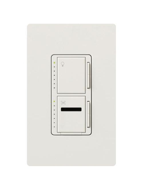 Product image for Lutron MIR-LFQMT-WH MIR 1A FAN/300WLT