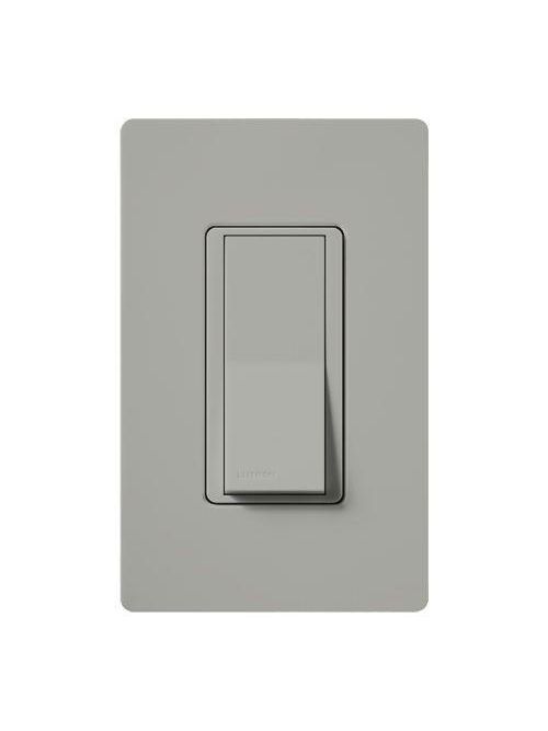 Product image for Lutron Electronics CA-1PSH-GR 120/277 VAC 15 Amp 1-Pole Gray Switch