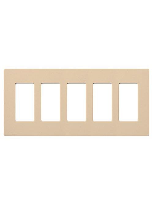 Lutron Electronics SC-5-DS 5-Gang Desert Stone Polycarbonate Designer Wallplate Lutron Electronics SC-5-DS 5-Gang Desert Stone Polycarbonate Designer Wallplate