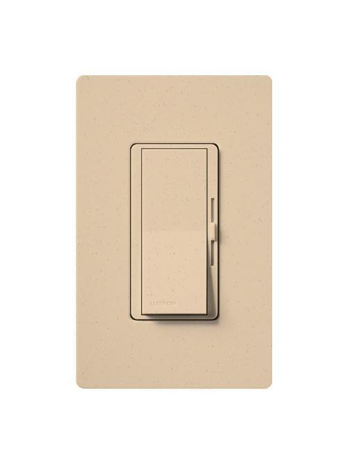 Lutron Electronics DVSCFSQ-F-DS 120 VAC Desert Stone 3-Speed 1-Pole/3-Way Preset Fan Control Dimmer Lutron Electronics DVSCFSQ-F-DS 120 VAC Desert Stone 3-Speed 1-Pole/3-Way Preset Fan Control Dimmer