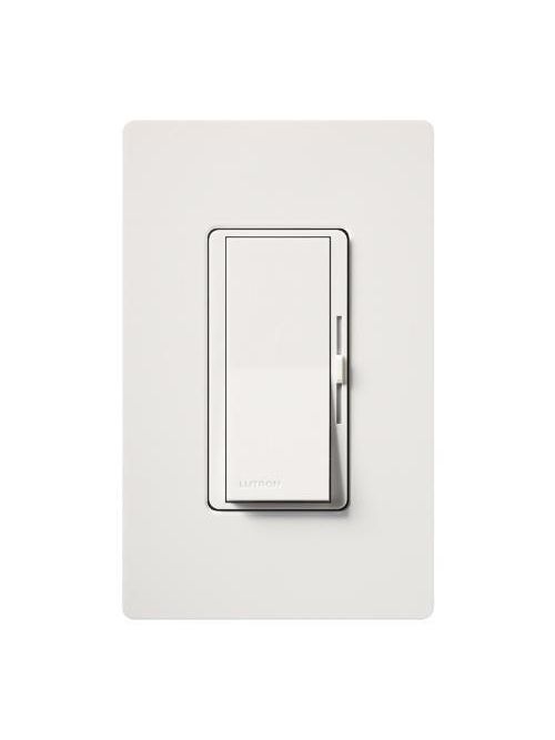 Lutron Electronics DVSC-10P-SW 1000 W 120 Volt Snow 1-Pole Incandescent/Halogen Paddle Switch Preset Dimmer Lutron Electronics DVSC-10P-SW 1000 W 120 Volt Snow 1-Pole Incandescent/Halogen Paddle Switch Preset Dimmer