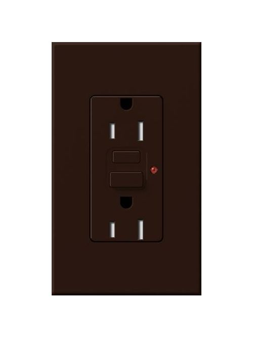 Product image for Lutron NTR-15-GFTR-BR NT 15A GFCI TAMP