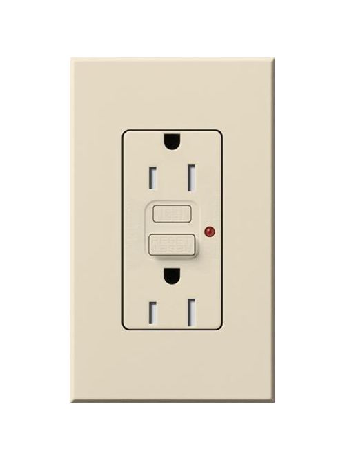 Product image for Lutron NTR-15-GFTR-LA NT 15A GFCI TAMP