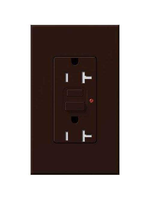 Product image for Lutron NTR-20-GFTR-BR NT 20A GFCI TAMP