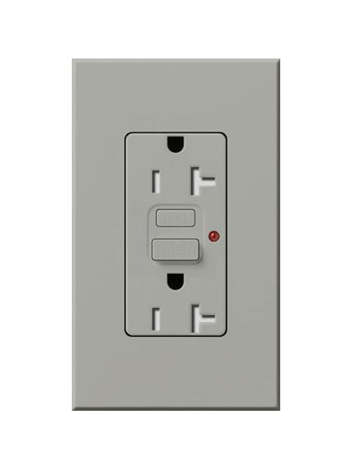 Product image for LUT NTR-20-GFTR-GR NT 20A GFCI TAMP