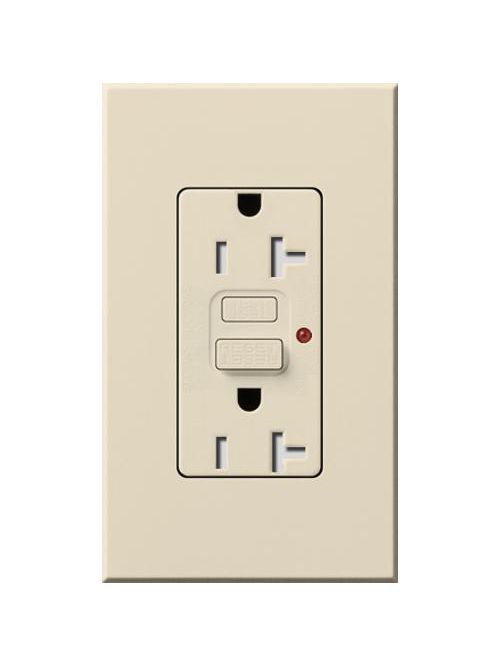 Product image for LUT NTR-20-GFTR-LA NT 20A GFCI TAMP